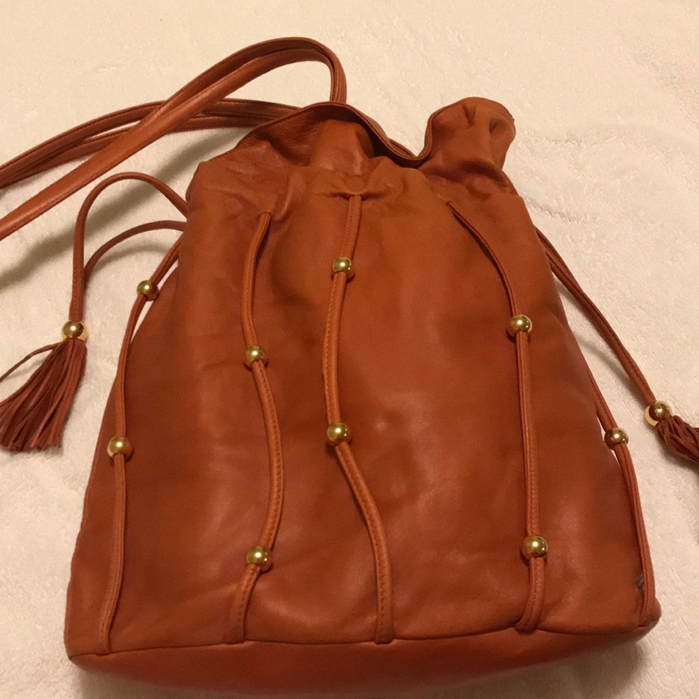 Paloma Picasso bucket bag congac/caramel